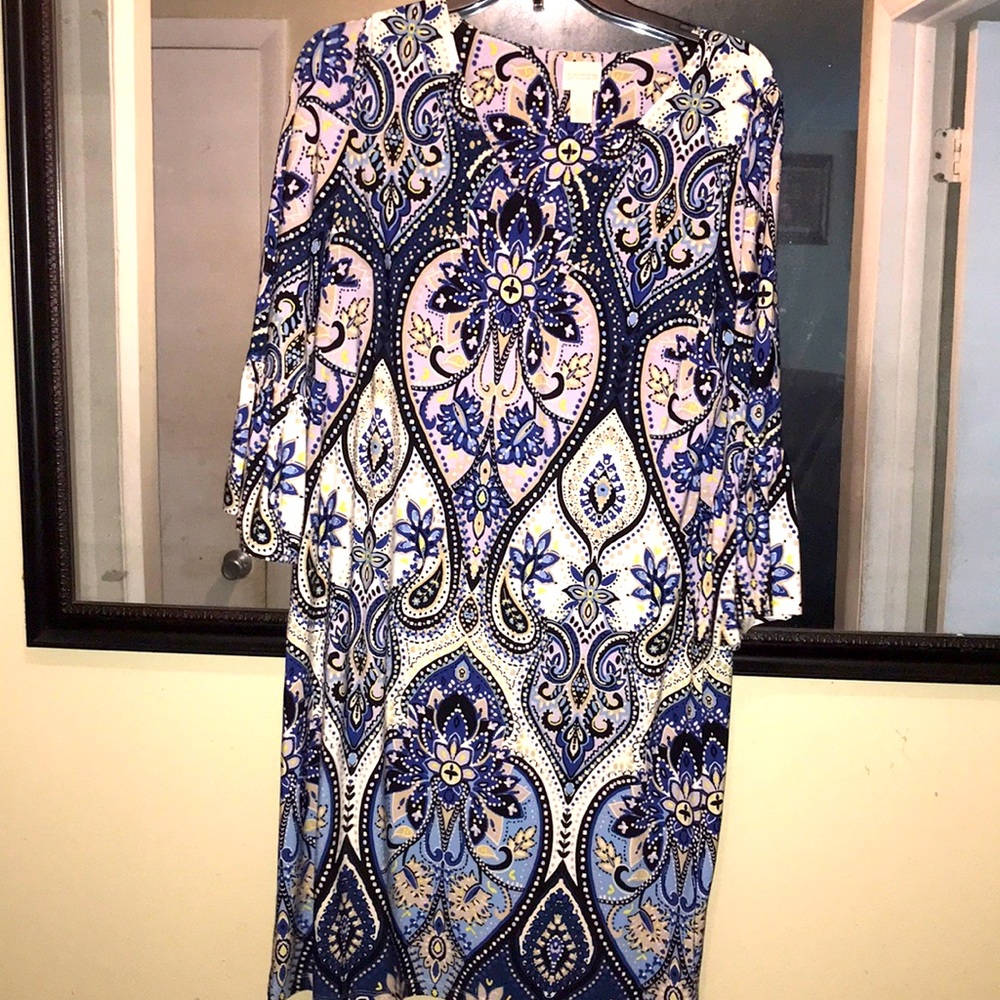 Chico multi colored dress size 1